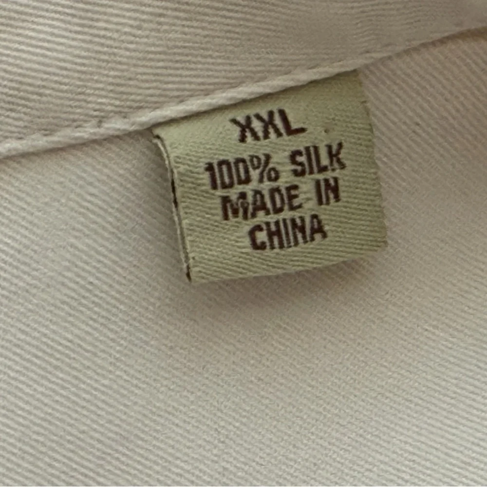 Tommy Bahama Men’s Silk Button Up Shirt XXL | 100% Silk | Short Sleeve - Picture 8 of 13